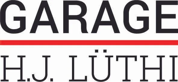 Logo mit dem Wort 'GARAGE' und dem Namen 'H.J. Lüth' darunter, durch eine rote Linie getrennt.