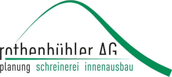 Grafik mit Logo der Firma 'Nornhinhhiler AG' und den Worten 'planung, schreinerei, innenausbau' darunter.