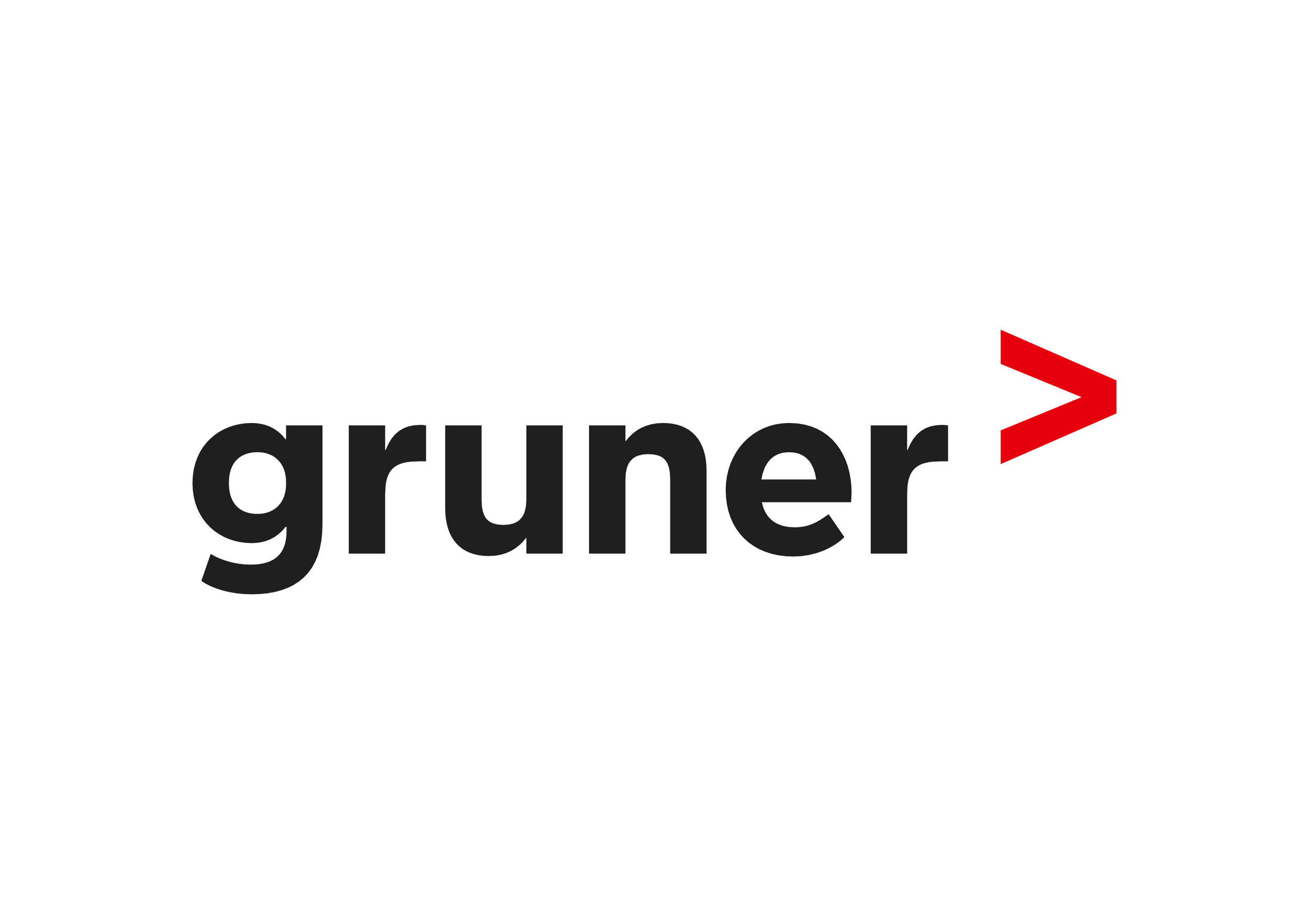 Das Logo der Zeitschrift 'Der Unternehmer' mit einem roten Pfeil, der nach rechts zeigt.