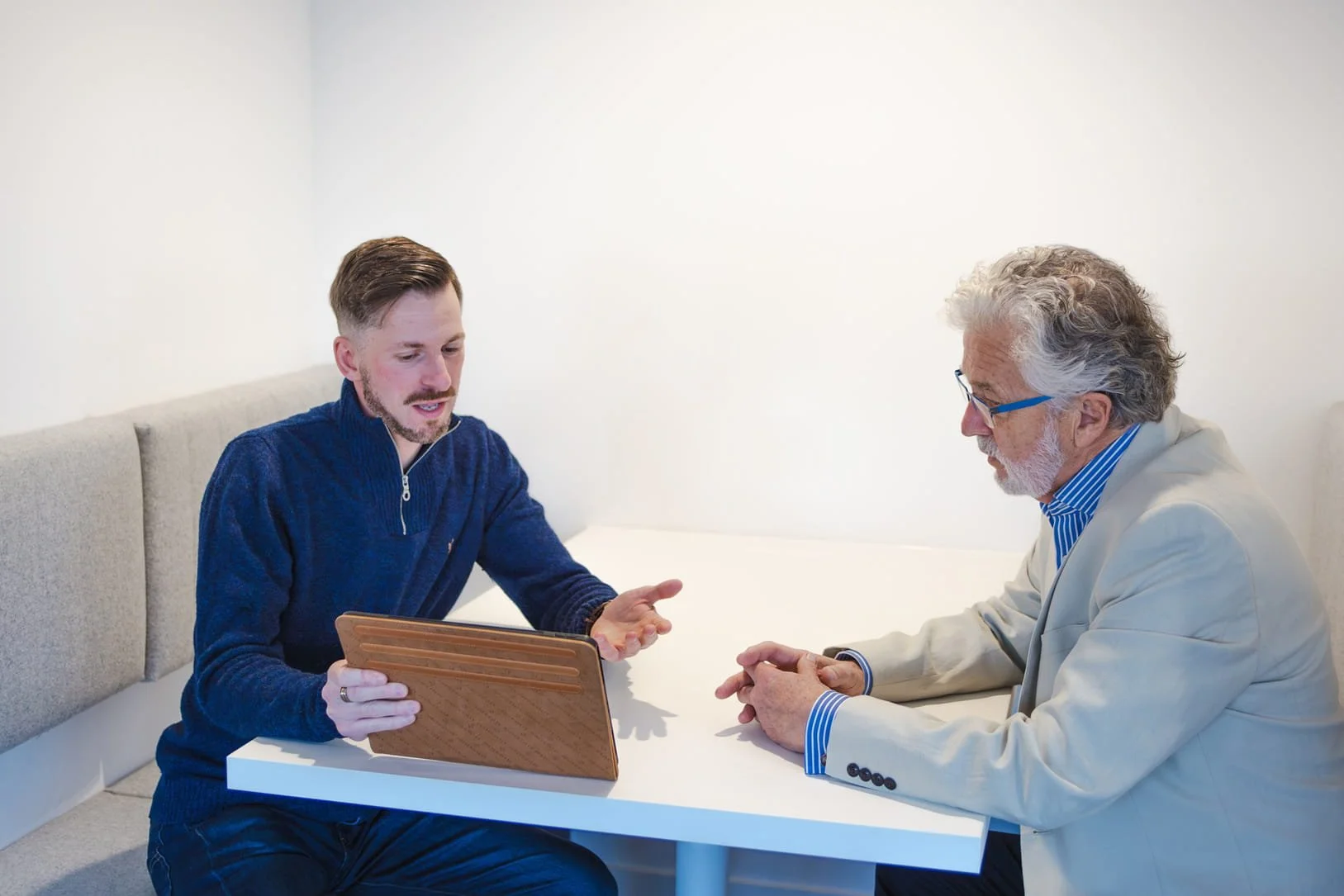 Highly-Rated Marketing Expert Jonny Christmas With A Client