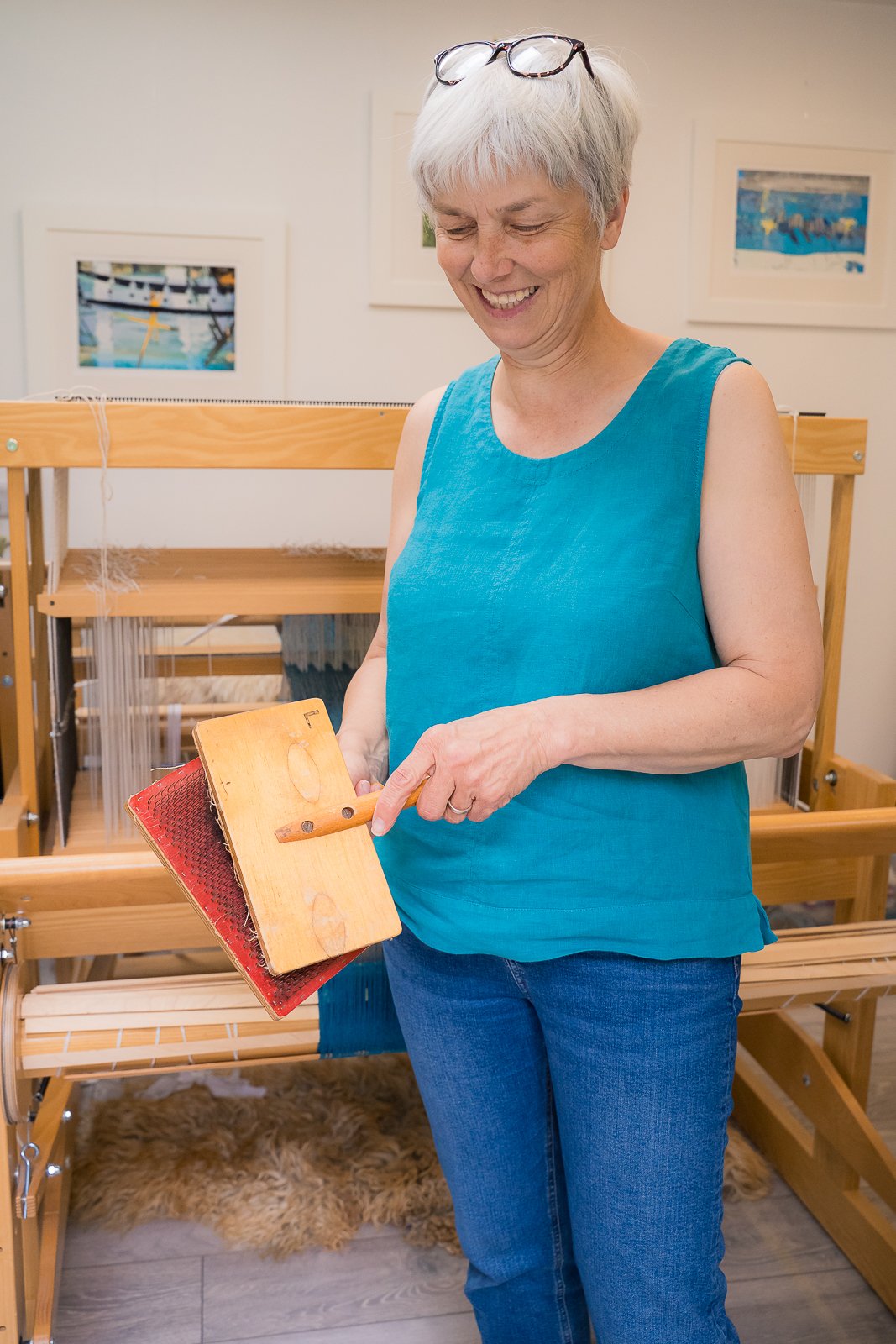 Behind the scenes at handwoven studio Treadle Lightly