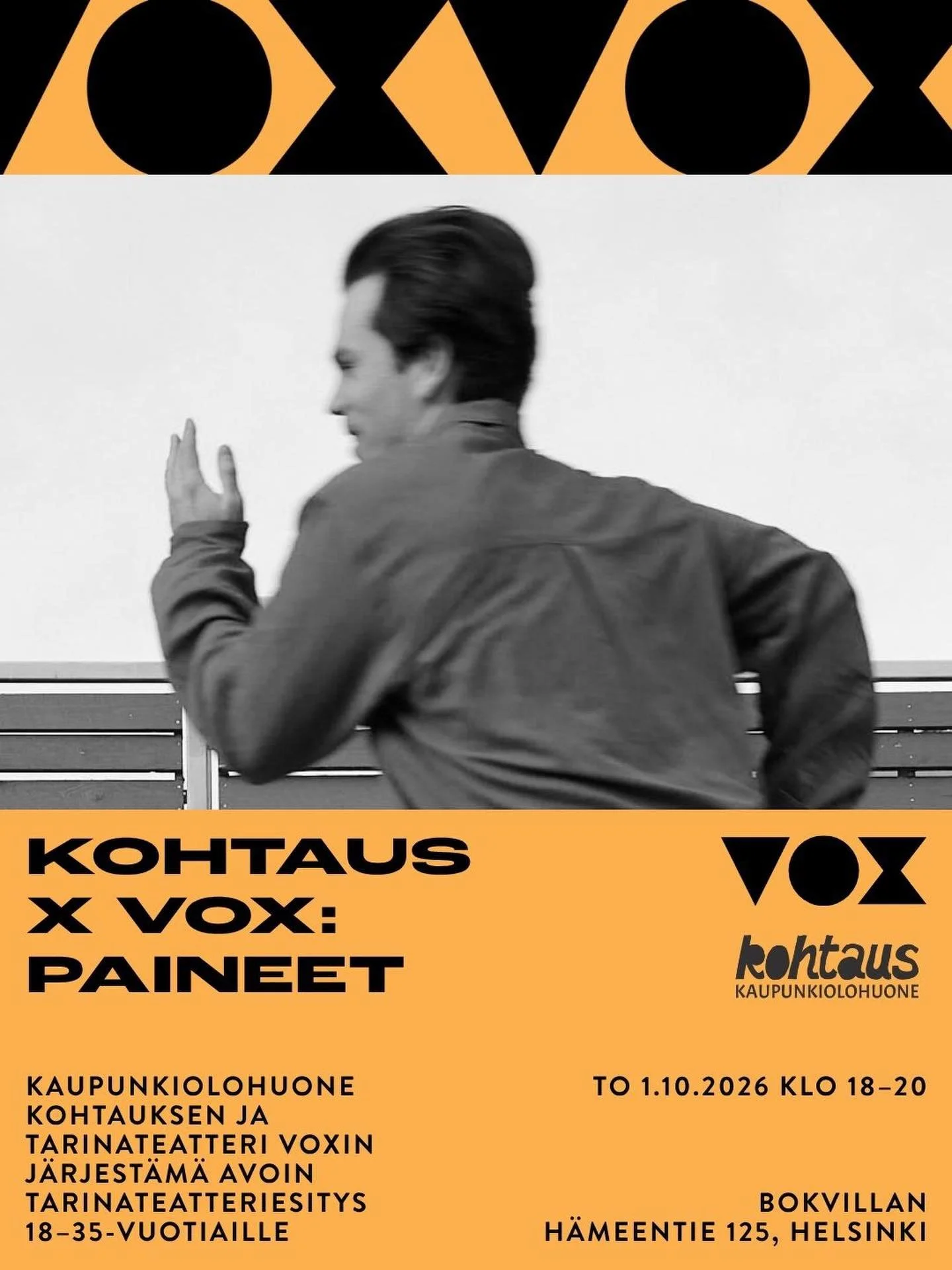 ✨Koe ainutlaatuinen teatteriel&auml;mys huvilamilj&ouml;&ouml;ss&auml;✨T&auml;m&auml; uskomattoman taitava porukka @playbacktheatrevox saapuu j&auml;lleen vieraaksemme Bokvillaniin ensi viikon torstaina 1.10.!

Esitys alkaa klo 18.30. Tulethan ajoiss