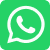 Icône de la messagerie WhatsApp avec logo blanc dans un cercle vert
