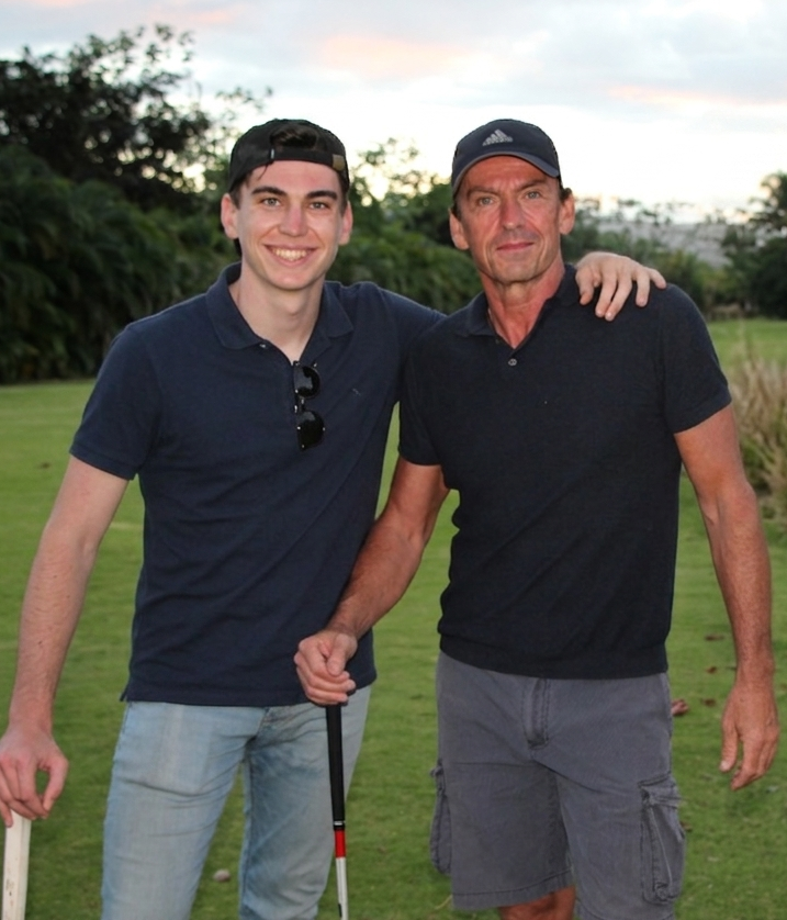 Richard et Lucas, père et fils.