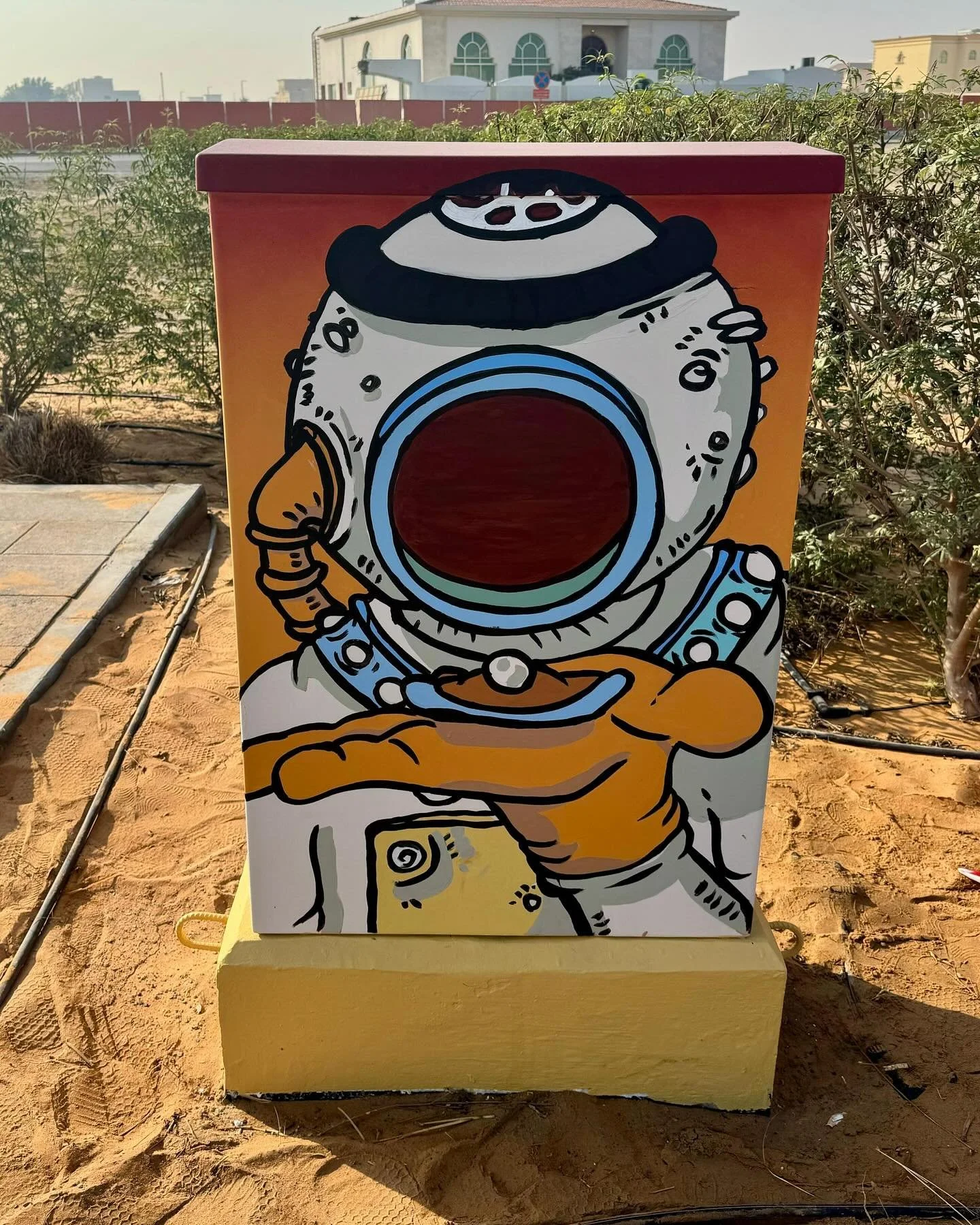 Utility boxes as part of the narrative