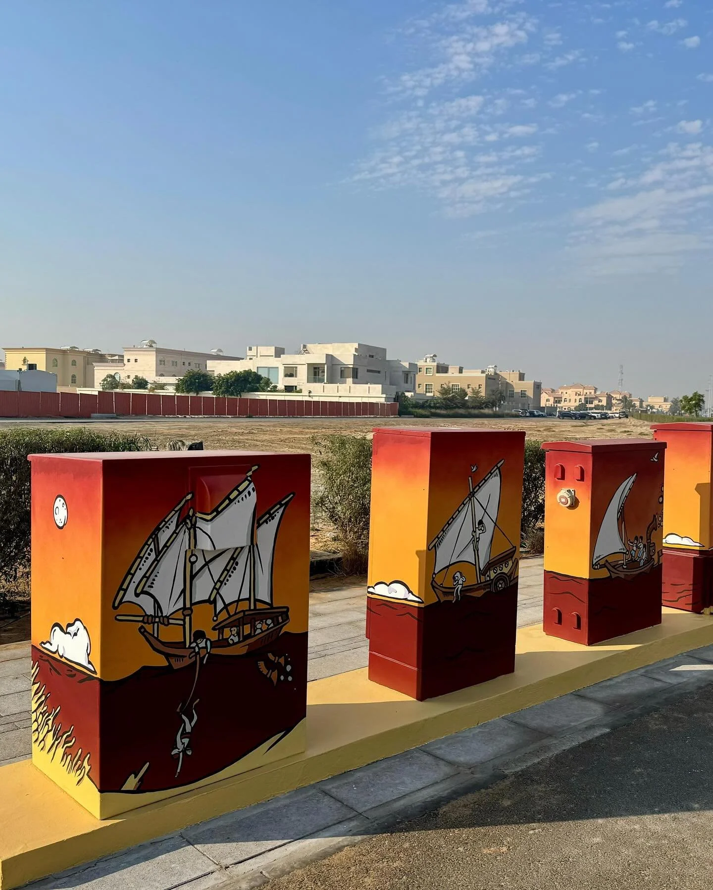 Utility boxes as part of the narrative