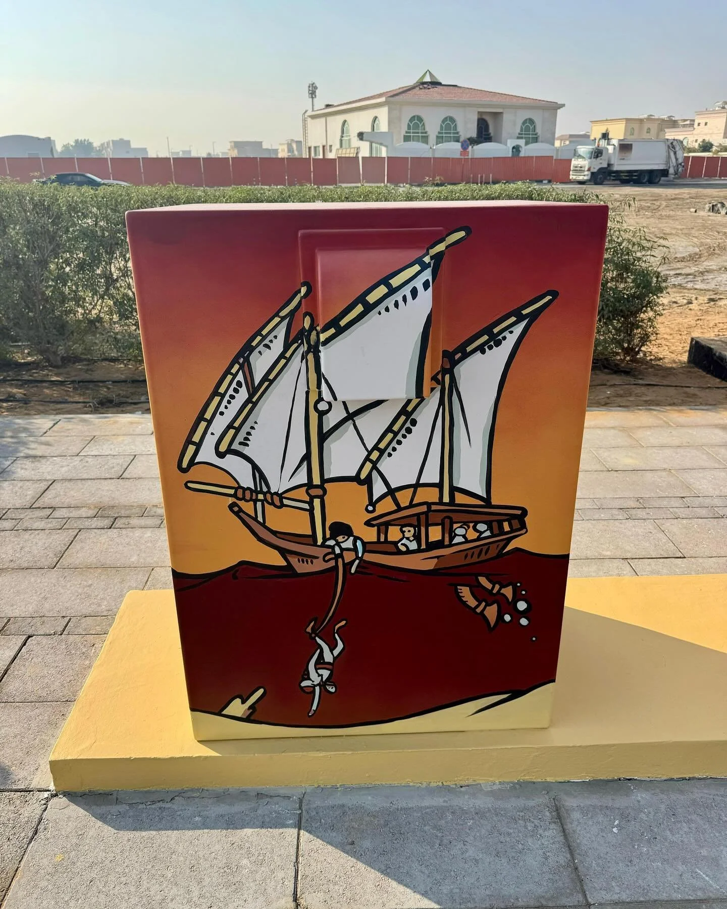 Utility boxes as part of the narrative