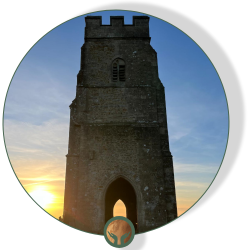 The Glastonbury tor near the craniosacral therapy school training