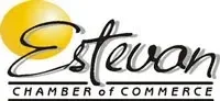 Logo of the Stewart Chamber of Commerce with a yellow and black design and stylized text.
