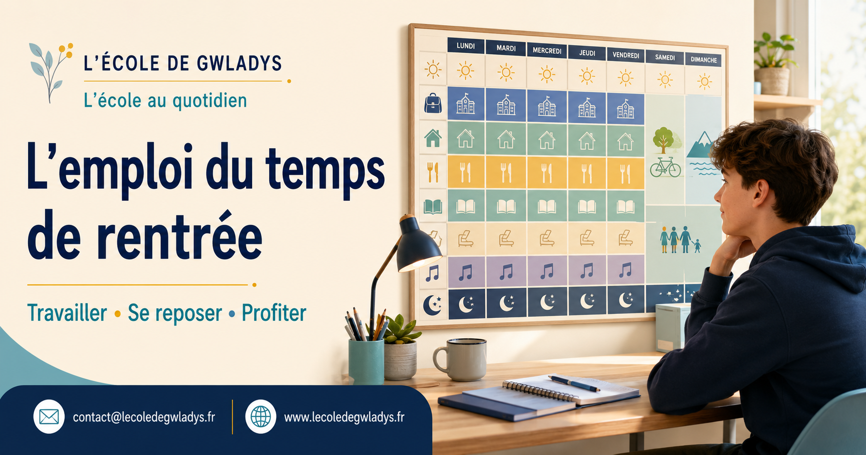 Réponse flash — Pourquoi créer un emploi du temps complet dès la rentrée