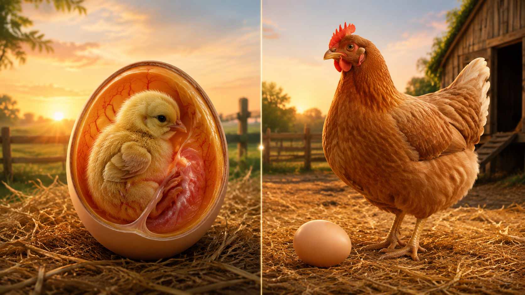 L’œuf ou la poule : lequel est apparu en premier ?