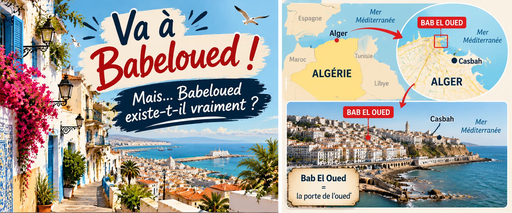 « Va à Babeloued ! » : mais où est Bab el oued ?
