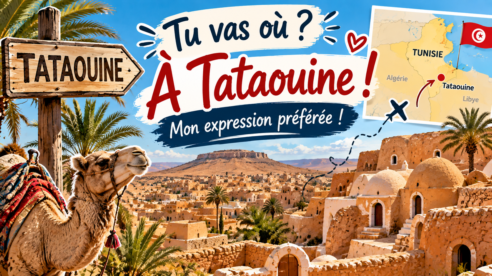 « Tu vas où ? — À Tataouine ! »