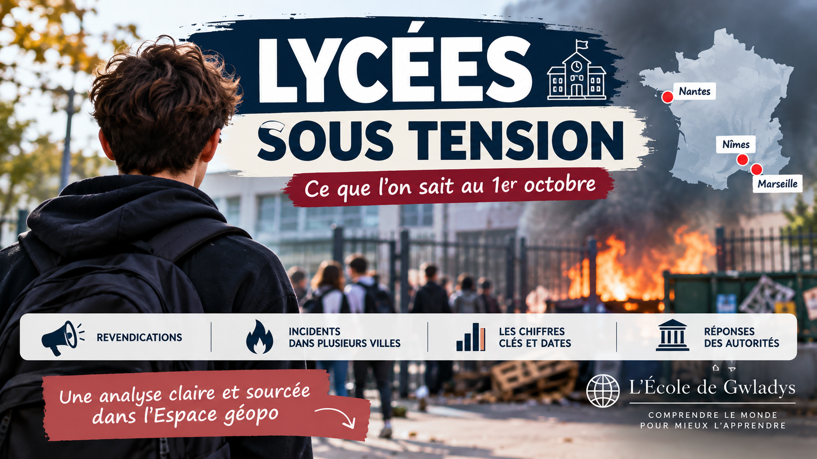 🔴 LYCÉES SOUS TENSION — CE QUE L’ON SAIT CE 1er OCTOBRE