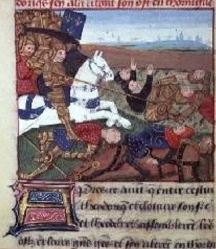 Thierry Ier en Thuringe lors des campagnes franques vers l’est