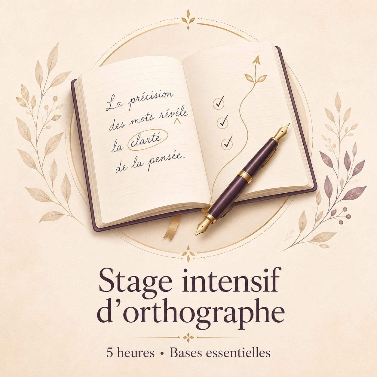 Stage intensif d’orthographe – 5 heures