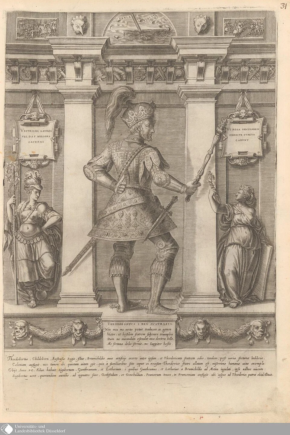Portrait de Thibert Ier, fils et successeur de Thierry Ier