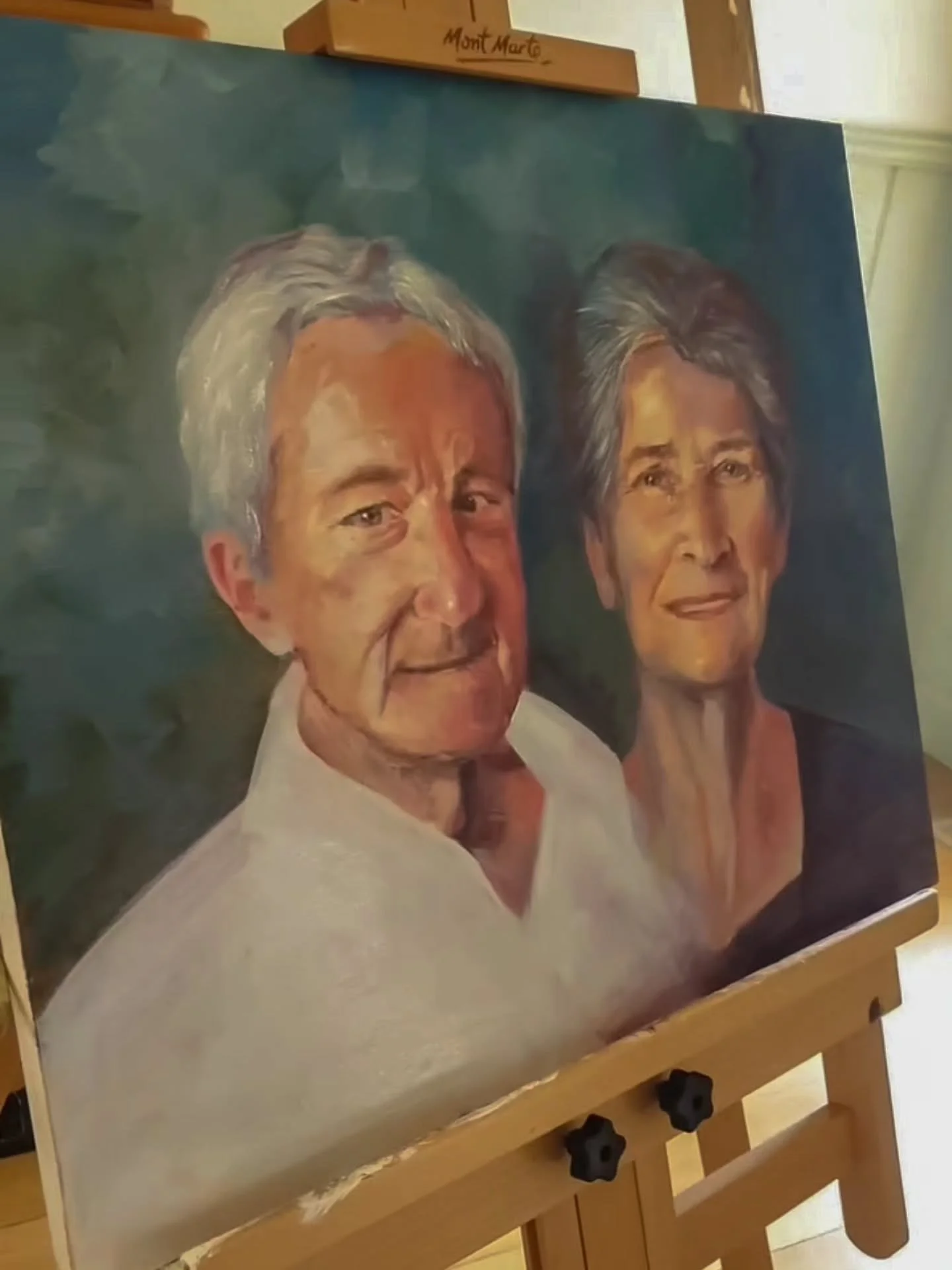 Throwback to a progress shot of my very first portrait comission. Went all the way to Sydney, this one!