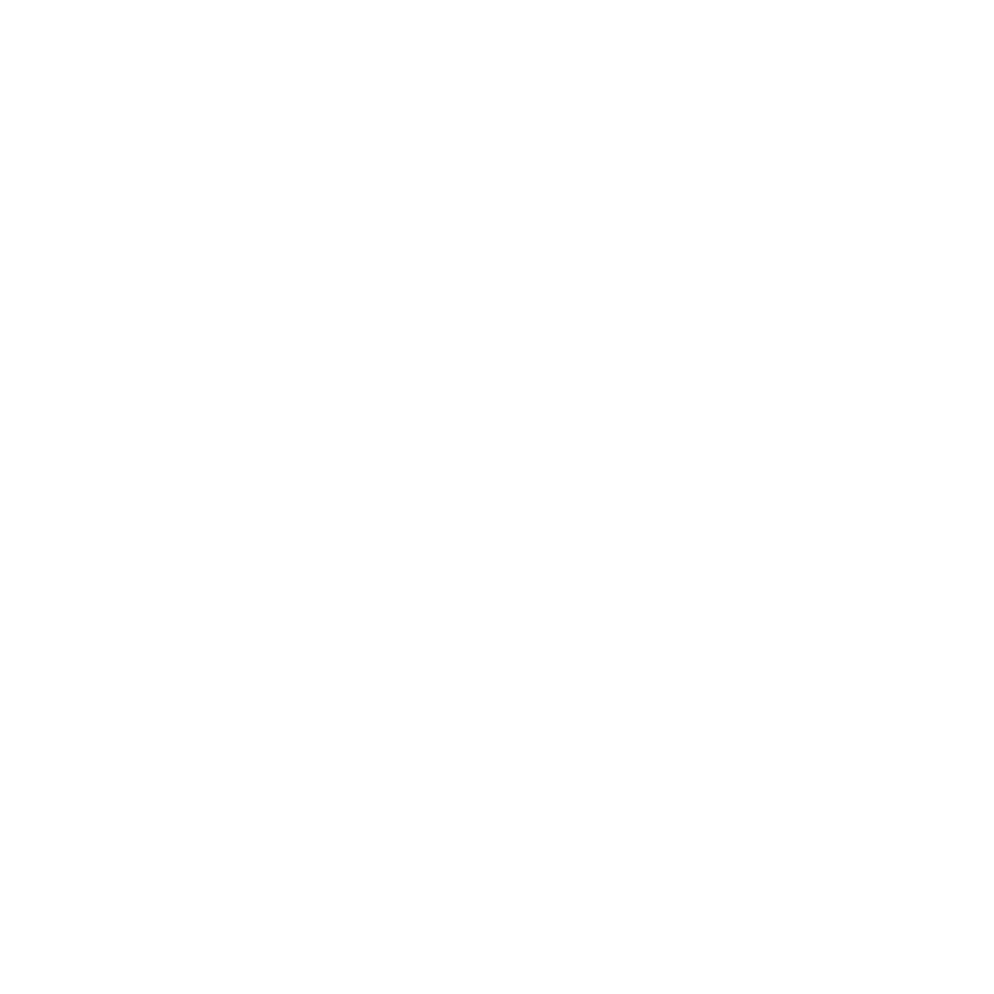 White outline of a heart on a black background.