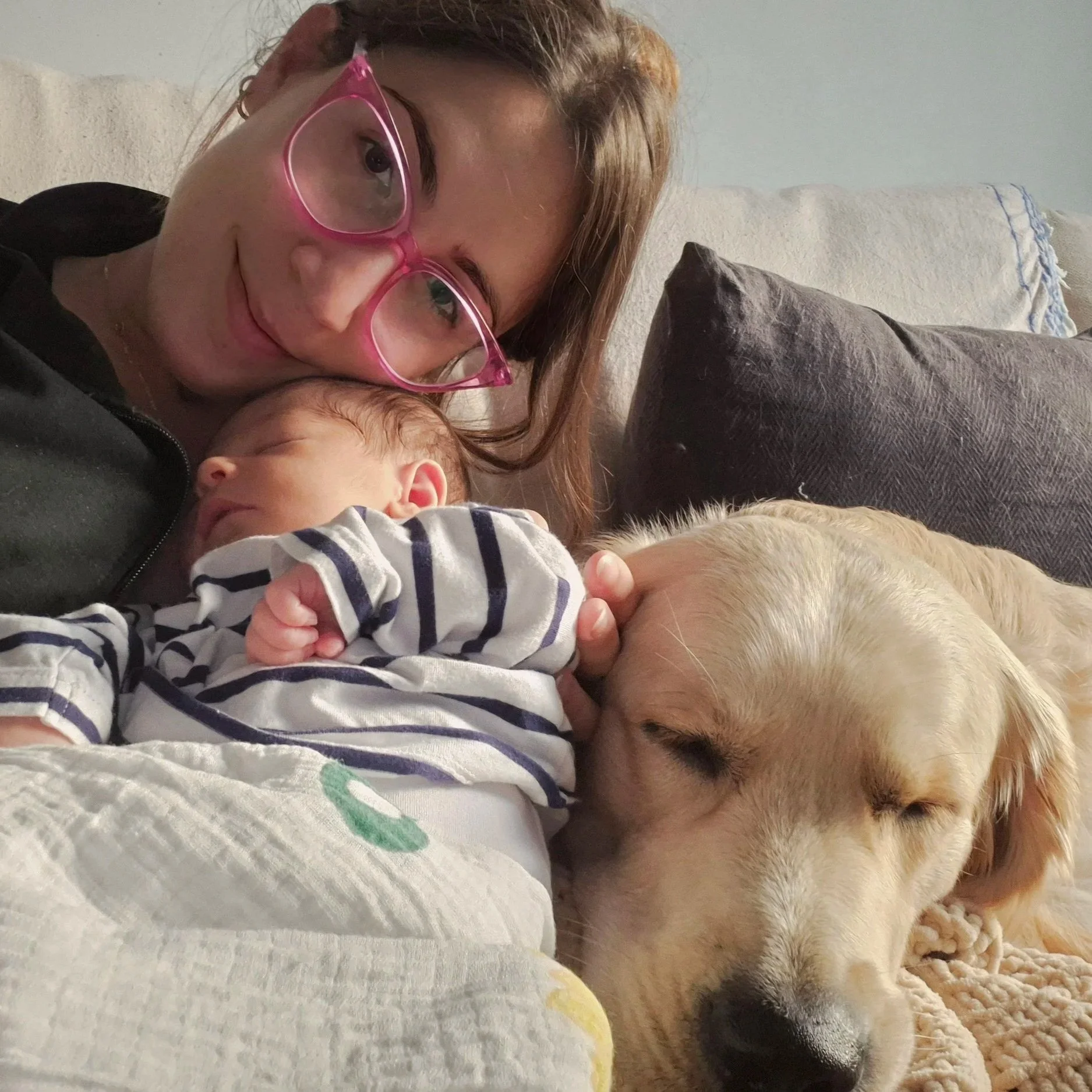 Rachele, Tony and the baby