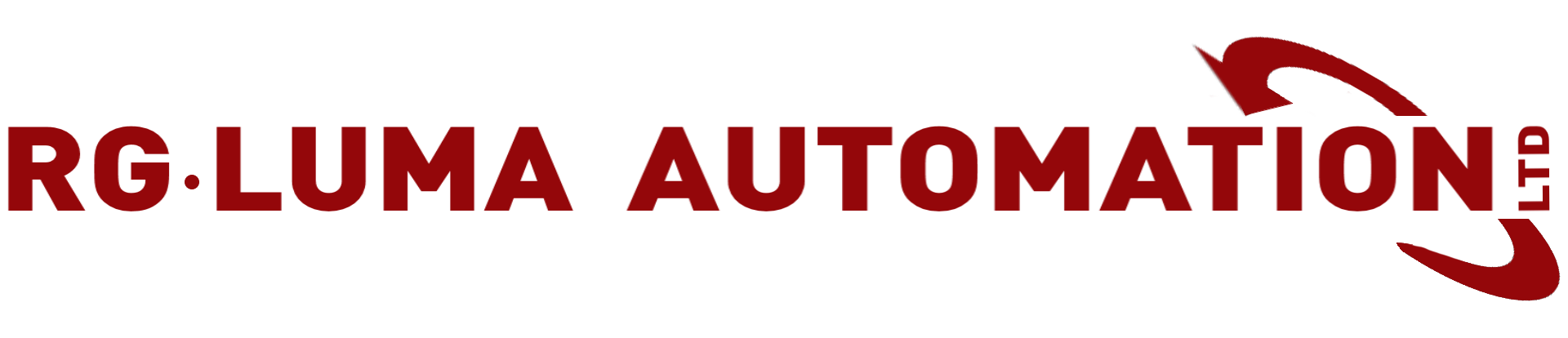 RG Luma Automation company logo in red and black text with a circular arrow around 'Automation'.