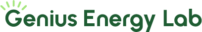 Genius Energy Lab logo in green text