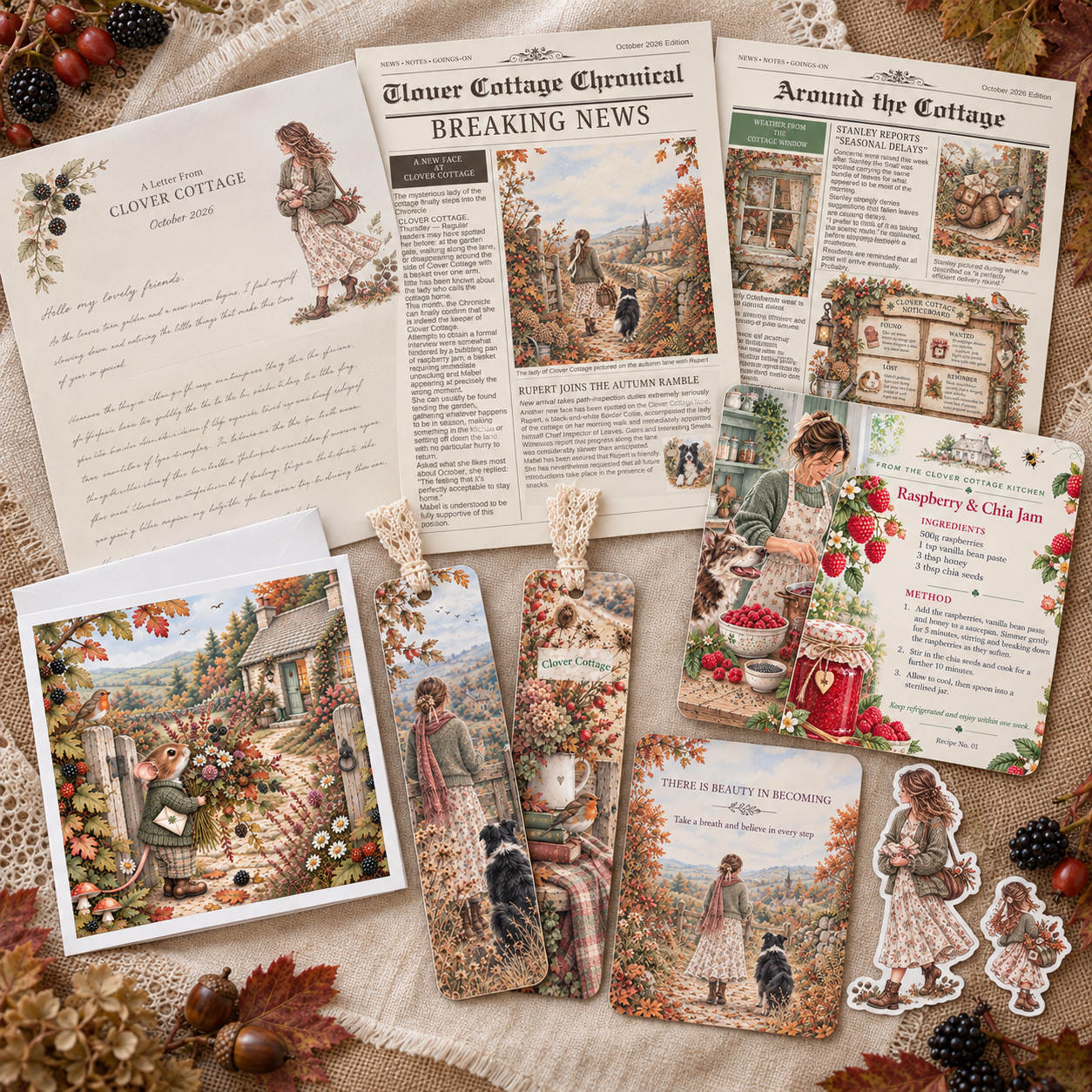 October Happy Mail — Woodland Walks