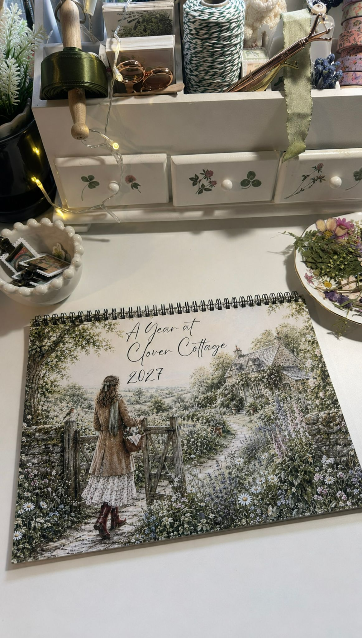 A Year at Clover Cottage – 2027 Wall Calendar