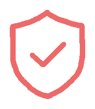 Illustration of a shield with a checkmark