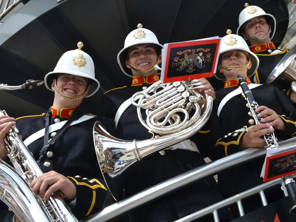 Harbour School Children Visit Royal Marines