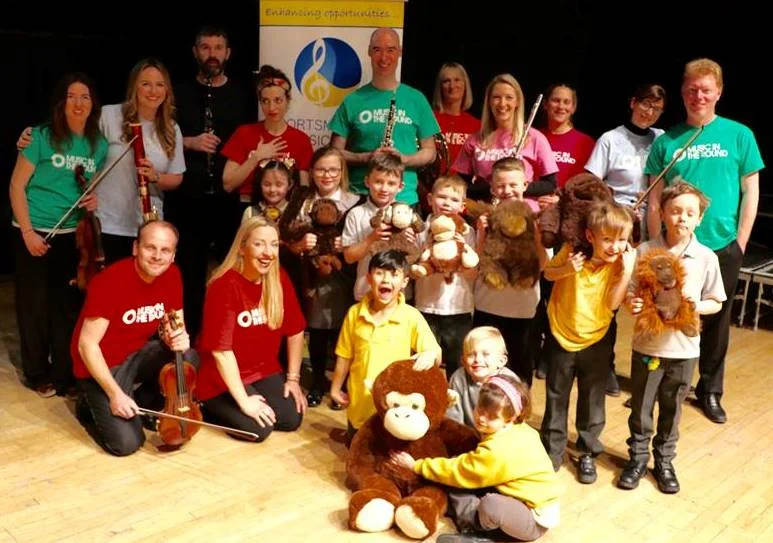 Chimpanzees at the Guildhall
