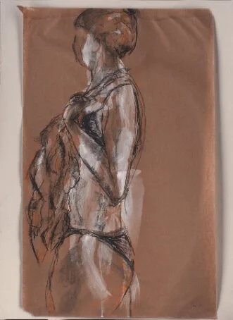 TransitionM. Media: Charcoal, Acrylic &amp; Pastel, 2019