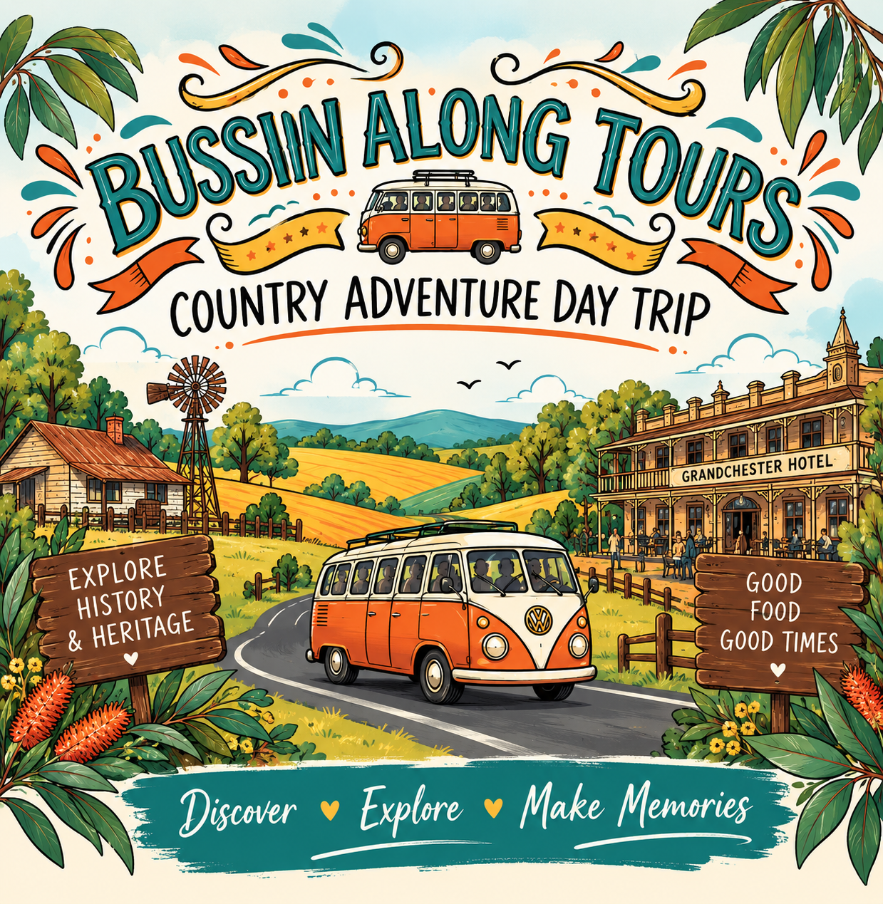 20th October 2026 - Pioneer Village and Grandchester Hotel