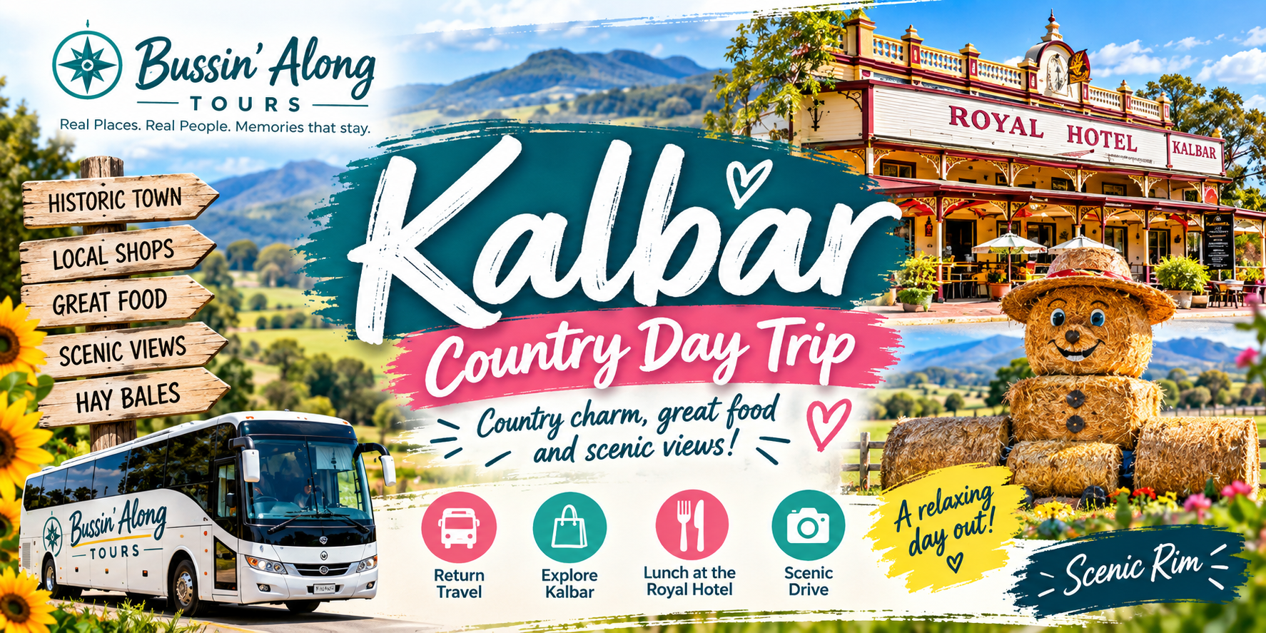 28th October 2026 - Kalbar Country Day Trip