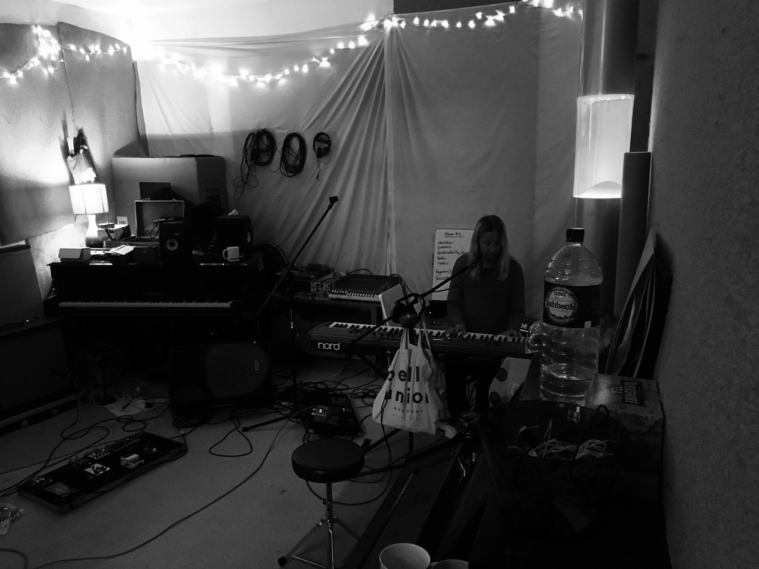 Hazel Wilde - writing for Spook The HerdHazel Wilde - recording Spook The Herd