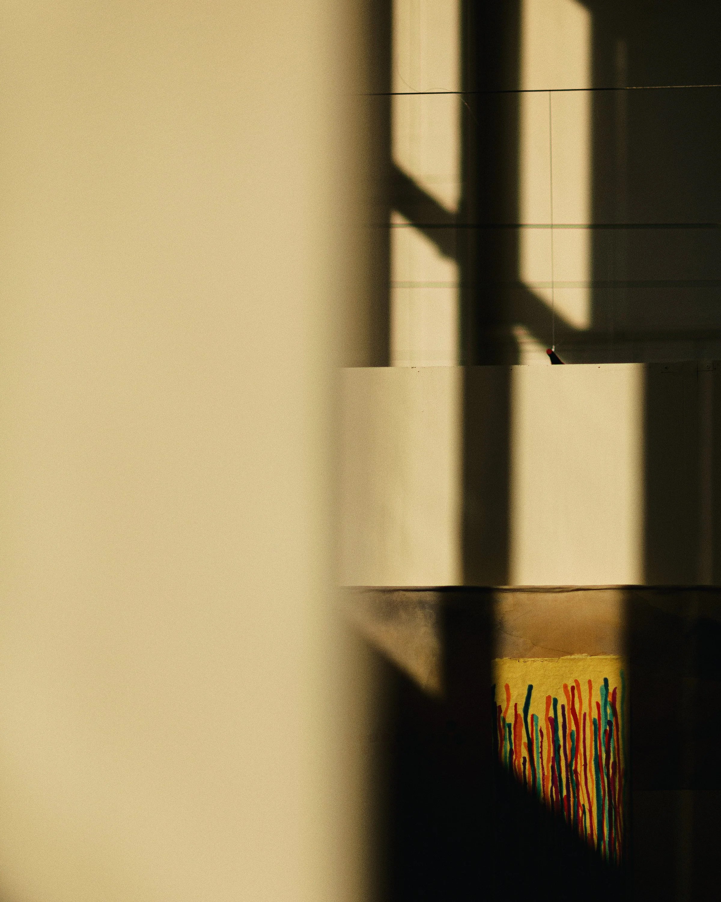 Installation view of contemporary artist Annabelle Pelaez’ graduate show. Sandy Wastes