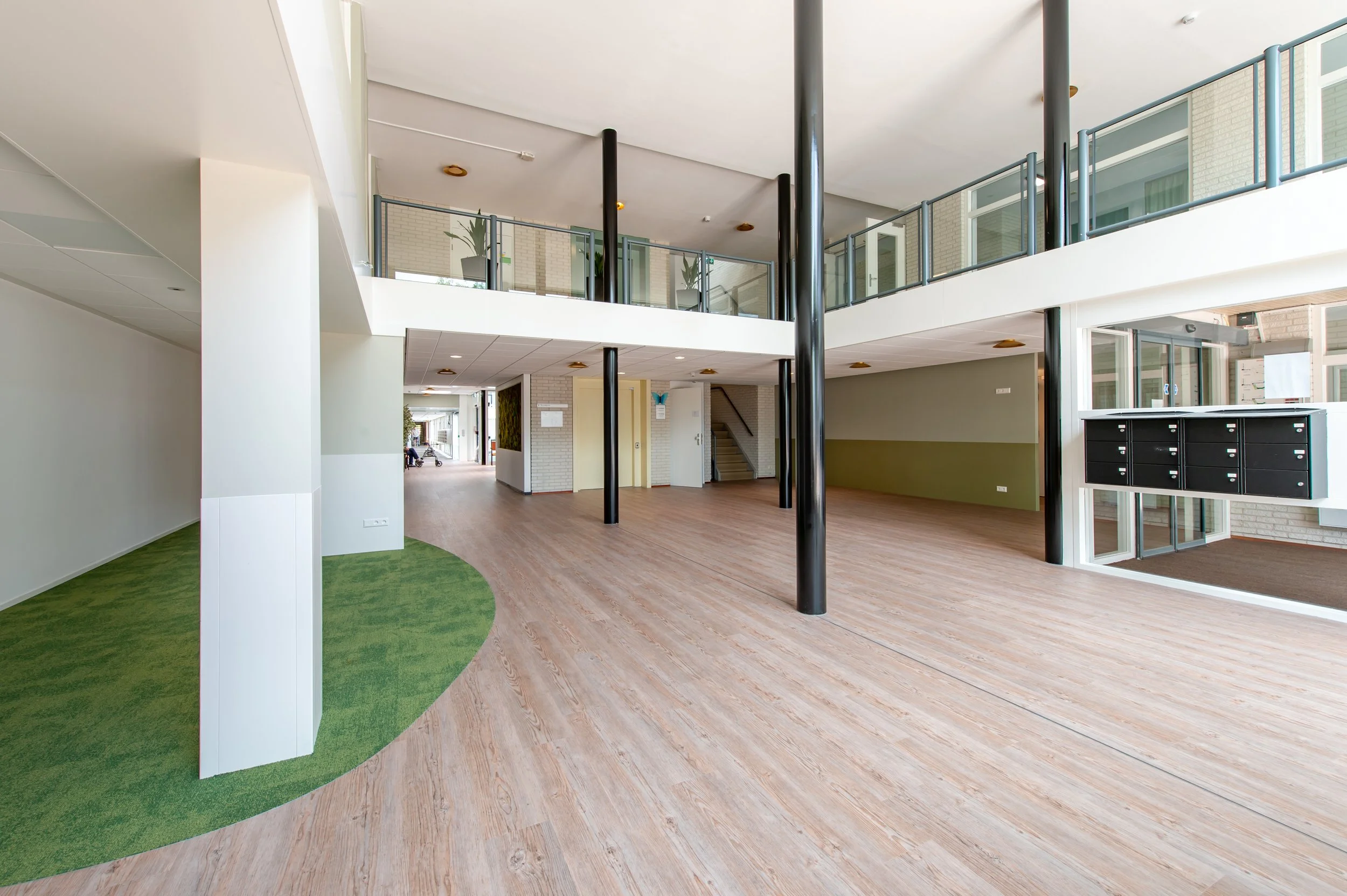 Verpleeghuis Reehaven, renovatie verpleegkamers en nieuwbouw huiskamers in Reeuwijk.