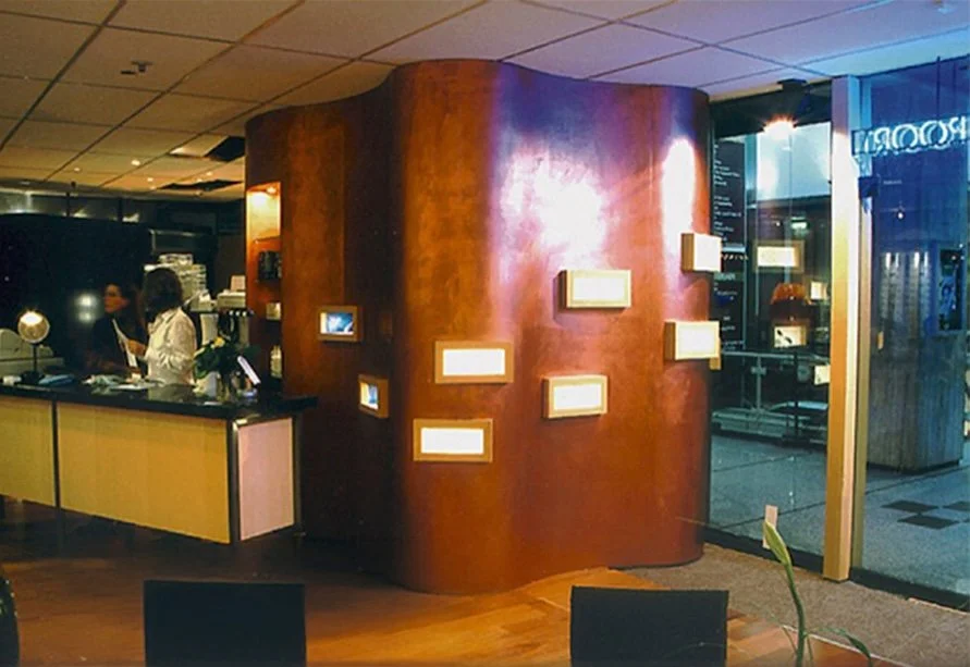 Interieur opticien in Tilburg.