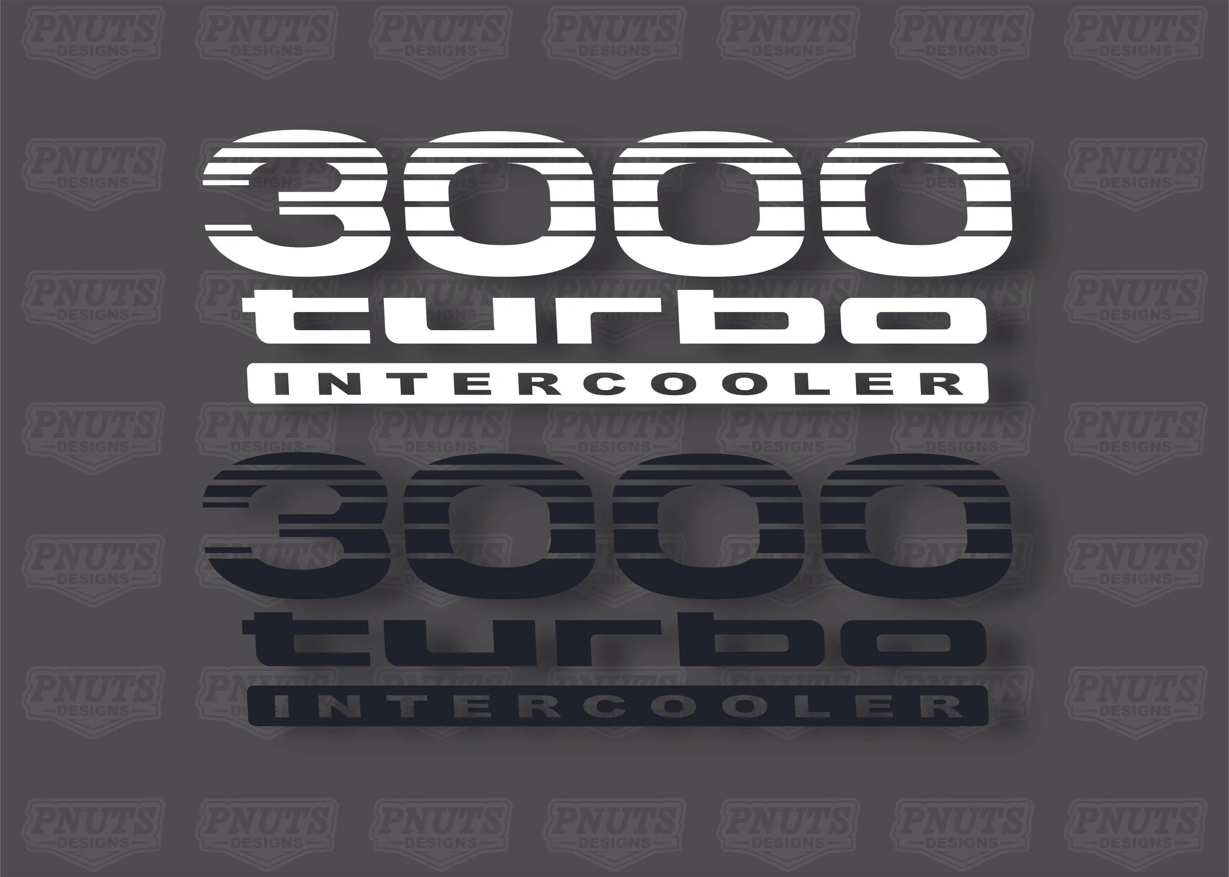 3000 Turbo Decal