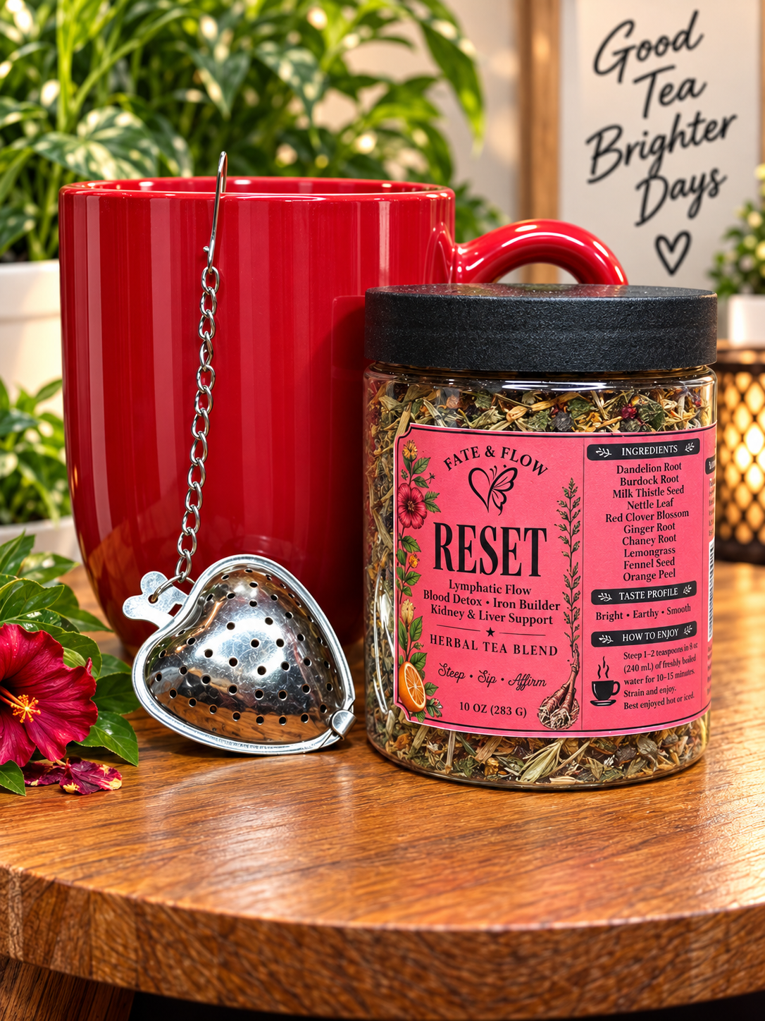 RESET | Kidney/Liver Blood Detox & Lymphatic Herbal Tea Blend