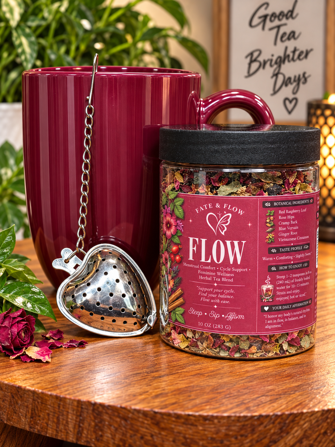 FLOW | Menstrual Comfort &  Cycle Support Herbal Tea Blend