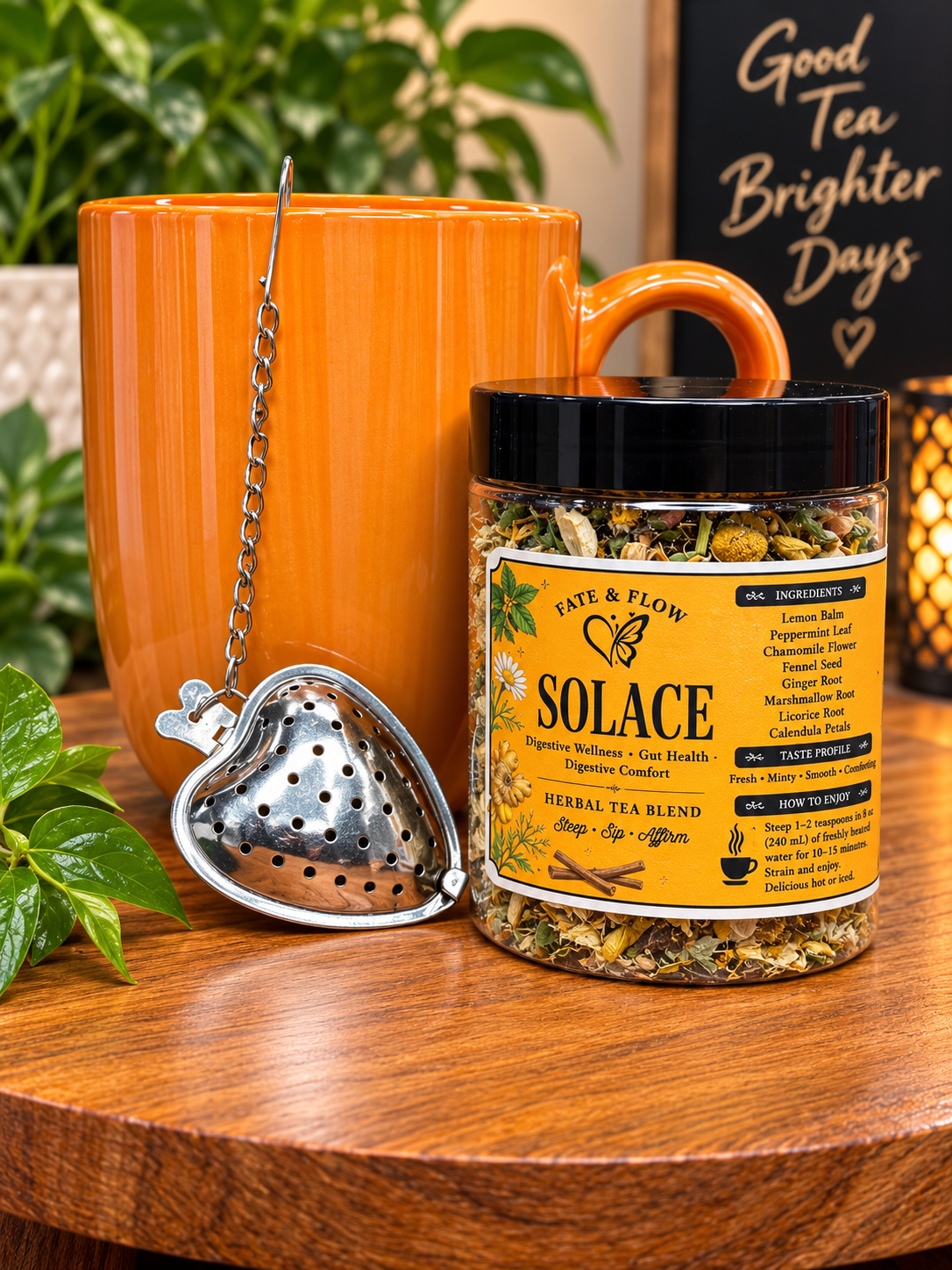 SOLACE | Daily Digestive & Gut Health Herbal Tea Blend
