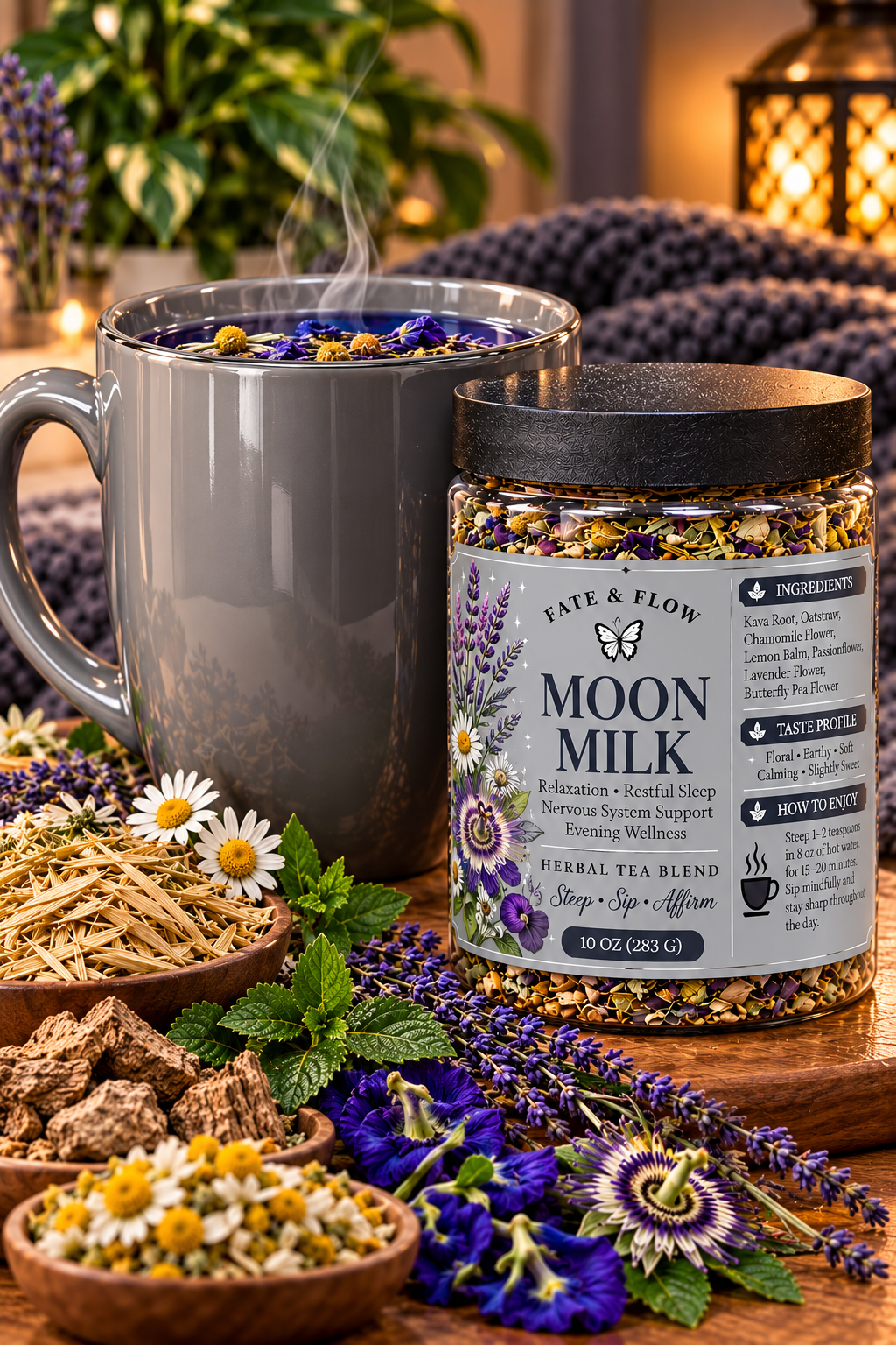 NEW! Moon Milk | Relaxation • Sleep • Wind Down Herbal Tea Blend