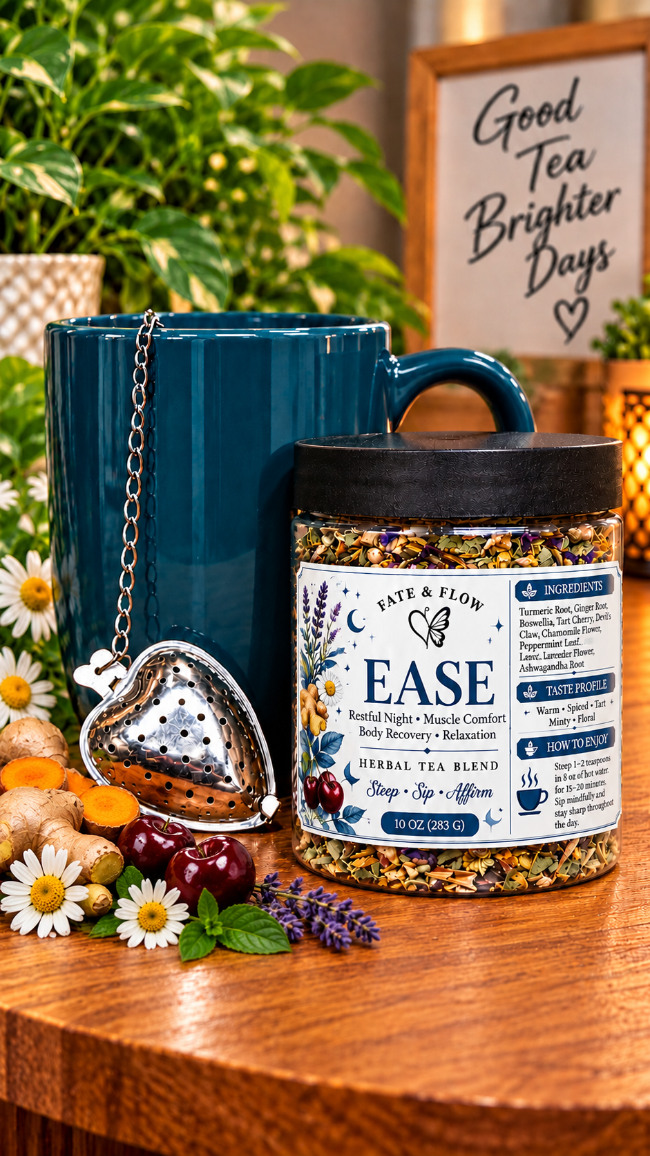 NEW! EASE | Arthritis, Body Pain & Muscle Recovery Herbal Tea Blend (Pre-Order)