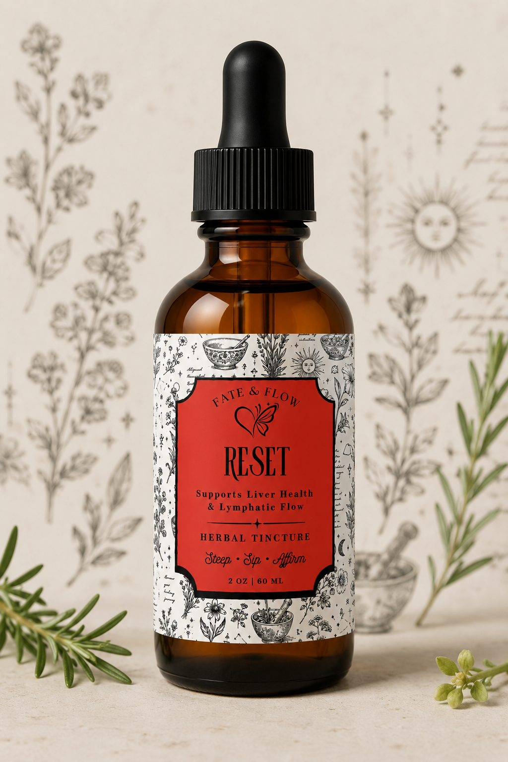 RESET Botanical Tincture (Kidney & Liver)