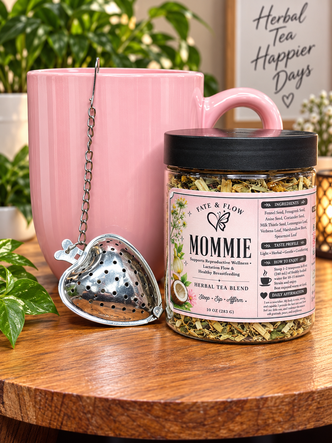 MOMMIE | Pregnancy, Breastfeeding, Reflux Comfort & Postpartum Herbal Tea Blend