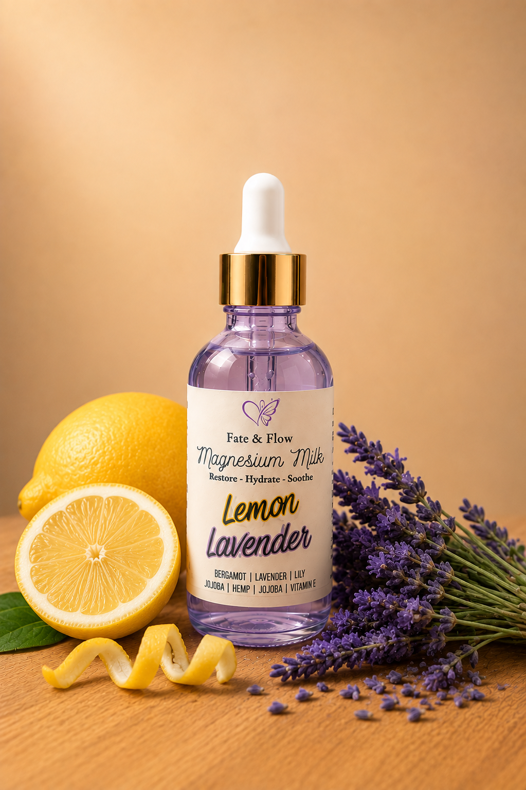 Lemon Lavender Magnesium Milk Oil (Pre-Order)