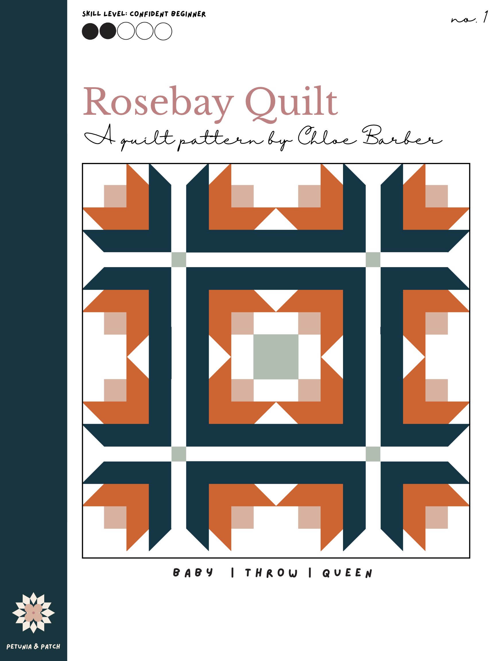 Rosebay Quilt Pattern
