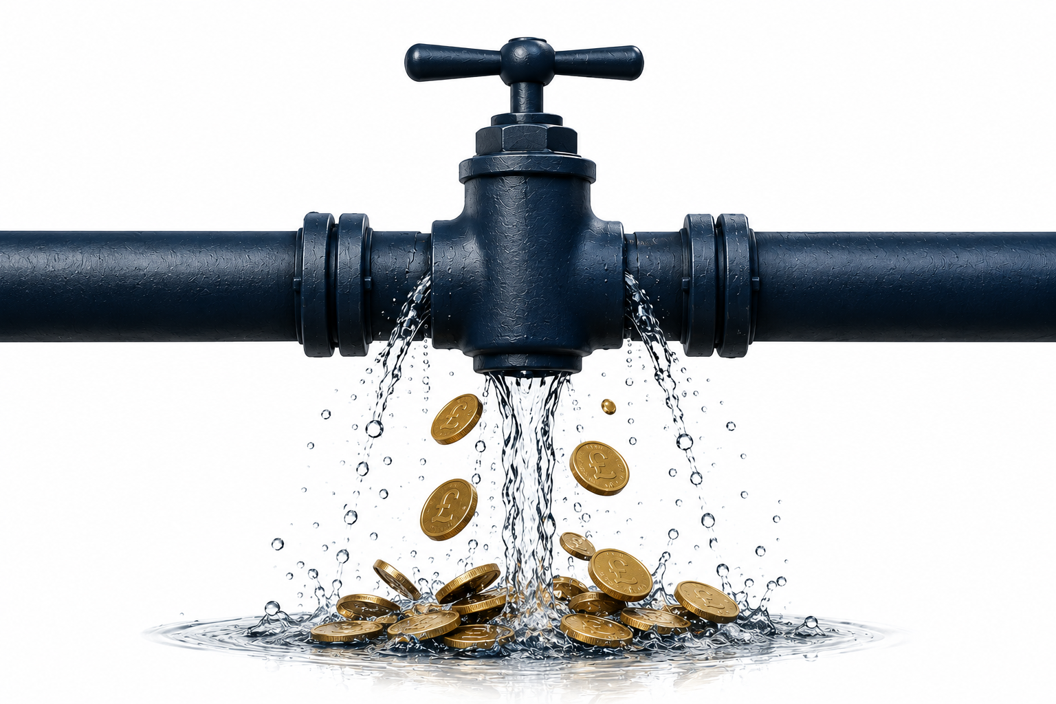 Illustration of profit leakages and unnecessary business costs