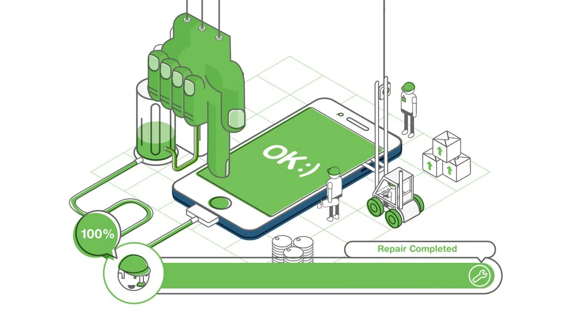Reup digital product animation presenting platform features and user experience through clear motion design.